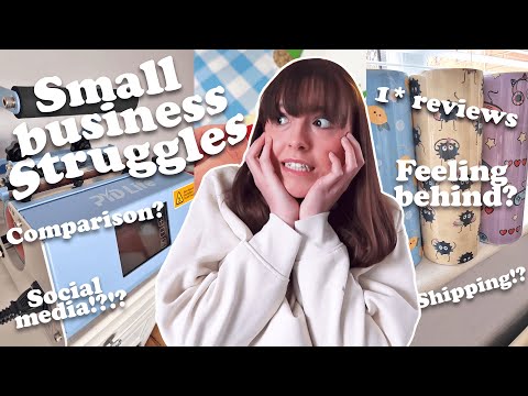 Thing’s I’ve struggled with while growing a small business 🎨 (An honest talk) [Video]