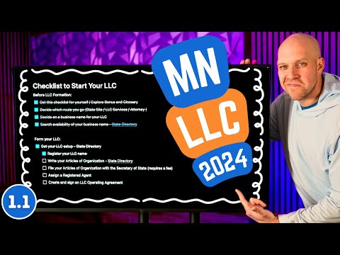 How to Start an LLC in Minnesota in 2024 (Free Checklist) [Video]