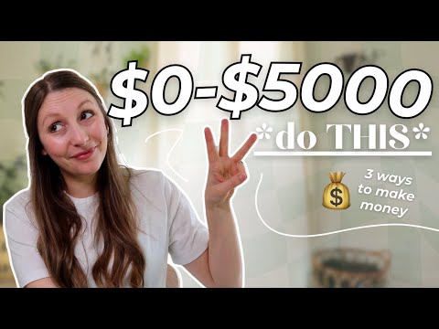 3 side hustles that can MAKE you $5K per month (or more!) [Video]