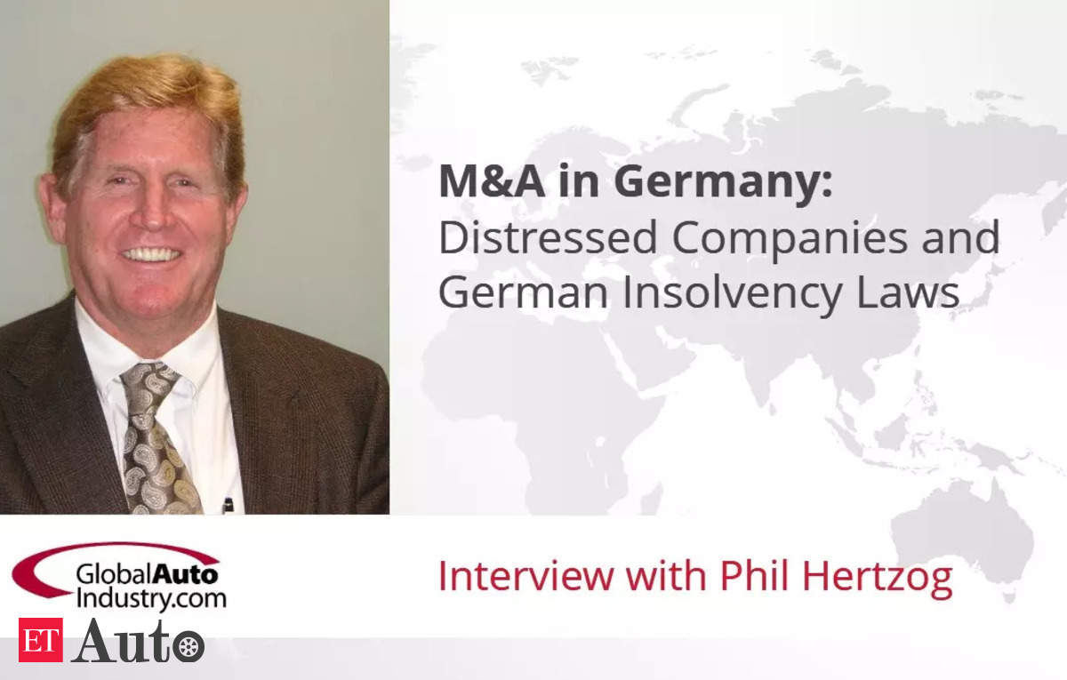 Distressed Companies and German Insolvency Laws, ET Auto [Video]