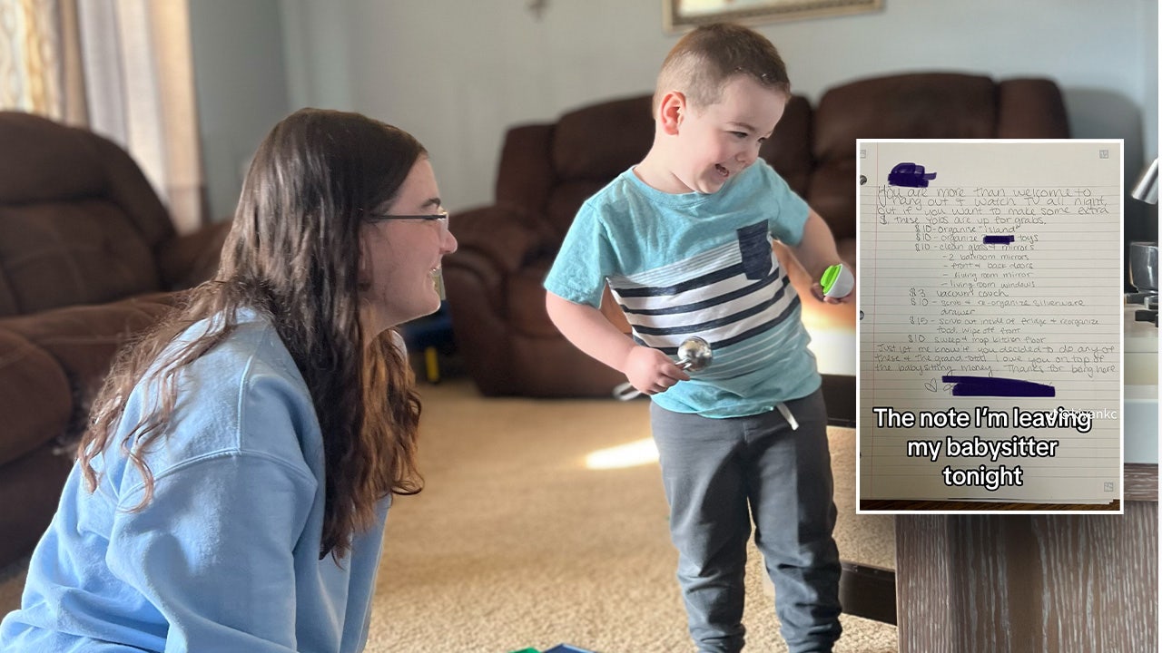Mom goes viral after leaving a chore list for her toddler’s babysitter [Video]