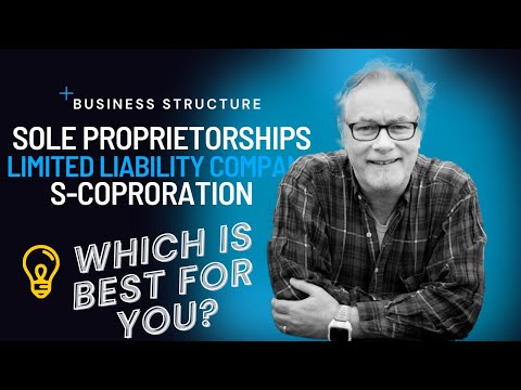 LLC, S-Corp or Sole Prop – Which One Is Right For You? [Video]