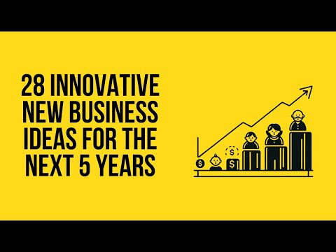 28 Innovative New Business Ideas for the next 5 years [Video]