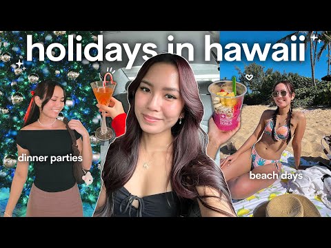 holidays in hawaii 🎄🌺 christmas party, small business life, chatty catch up [Video]