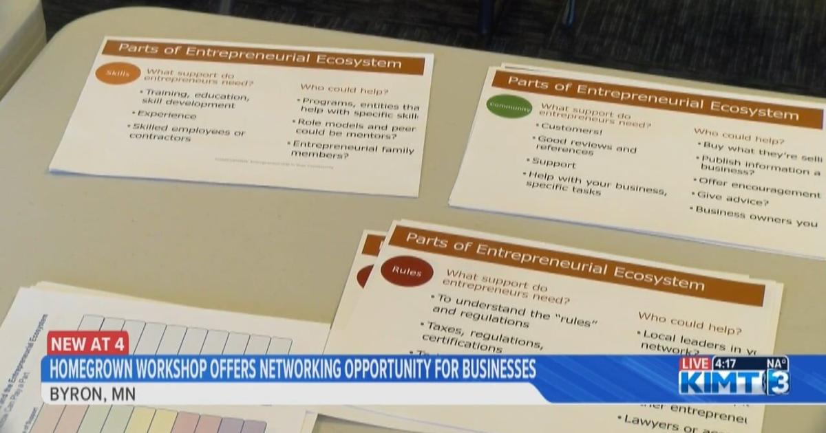 University of Minnesota Extension’s Homegrown Workshop Offers Networking Tips for Local Entrepreneurs | News [Video]