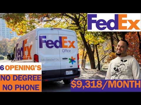 FEDEX WILL PAY YOU $9,318/MONTH | WORK FROM HOME | REMOTE WORK FROM HOME JOBS | ONLINE JOBS [Video]