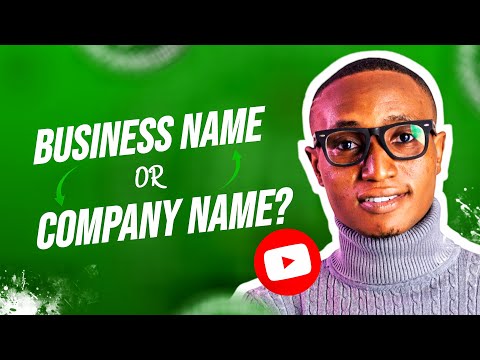7 DIFFERENCES BETWEEN BUSINESS NAME AND COMPANY NAME | CAC REGISTRATION OF BUSINESS NAME IN NIGERIA [Video]