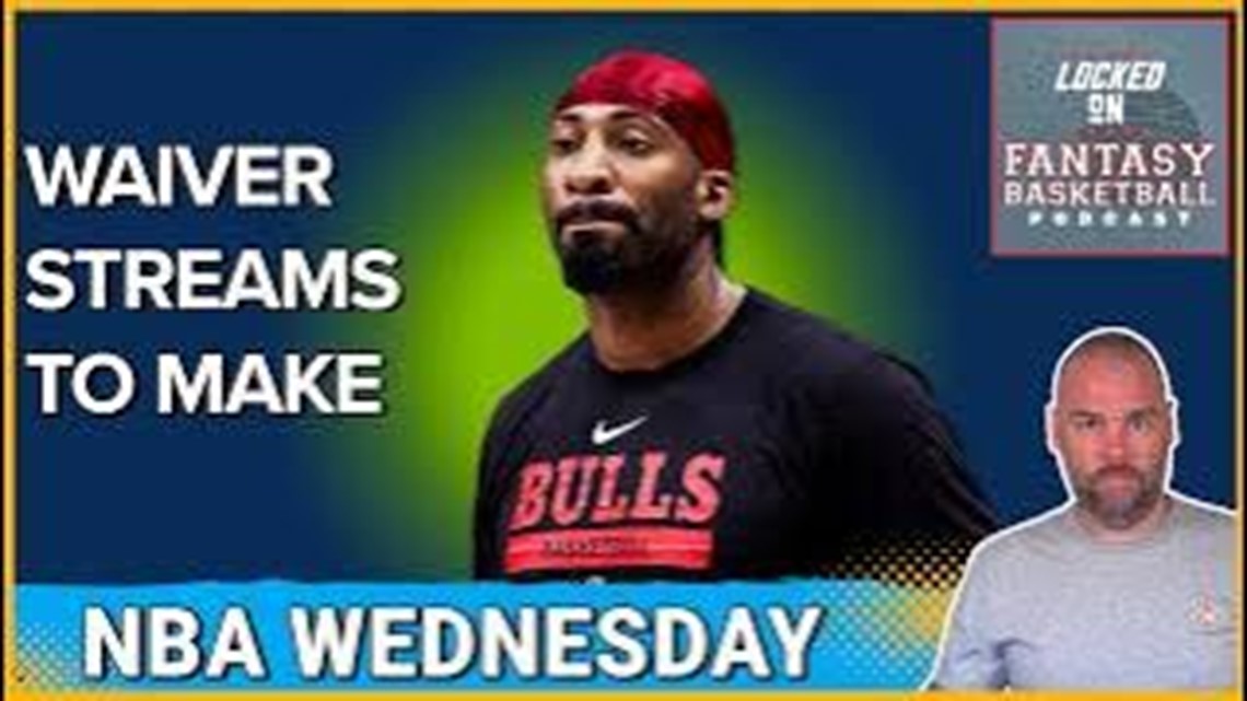 NBA Fantasy Basketball: Wednesday Waiver Wire Winners [Video]