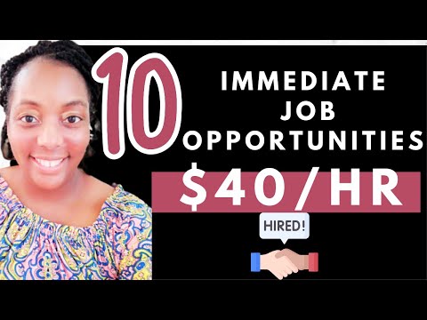 Top 10 Work from Home Jobs 2024| Earn $40/hr [Video]