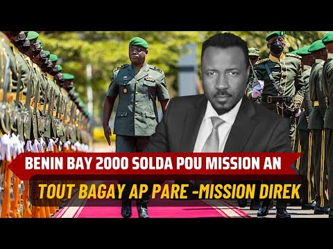 GWO NOUVEL – BENIN BAY 2000 SOLDA POU MISSION AN –  INTENATIONAL DEJA PREPARE POU AYITI  – ABNER G [Video]