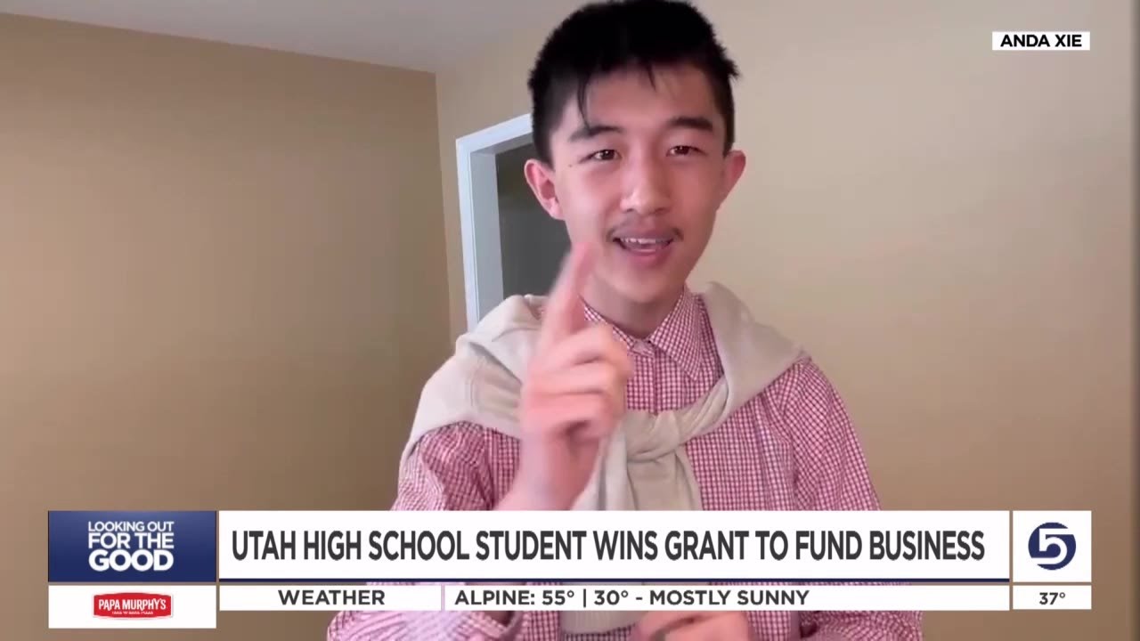 Video: Utah high school student wins business grant [Video]