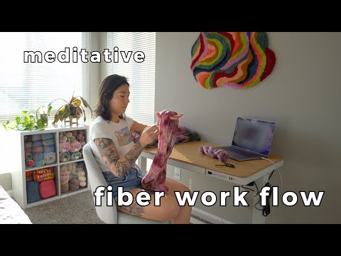 quiet & busy fiber artist vlog *small business diaries* [Video]