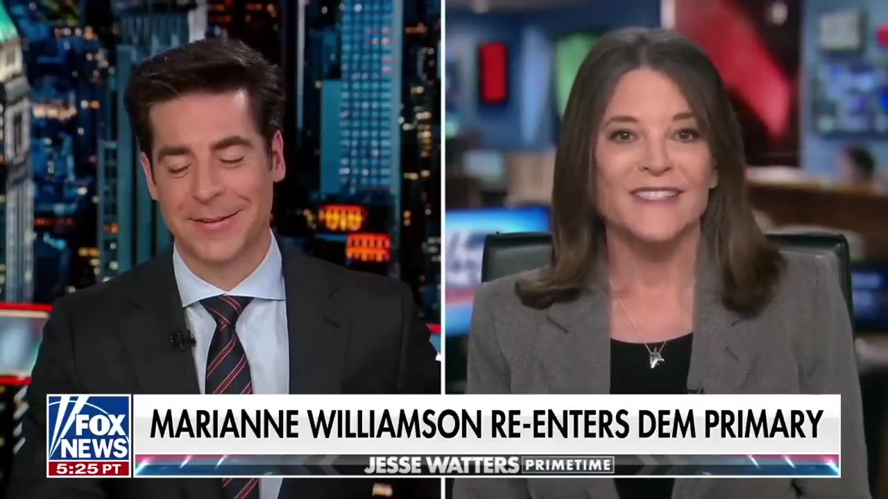 Jesse Watters Can’t Help But Laugh At Marianne Williamson’s Government Spending Ideas [VIDEO]
