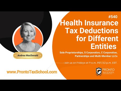 How Health Insurance Tax Deductions Vary Across Business Entities [Video]