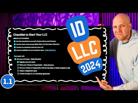 How to Start an LLC in Idaho in 2024 (Free Checklist) [Video]