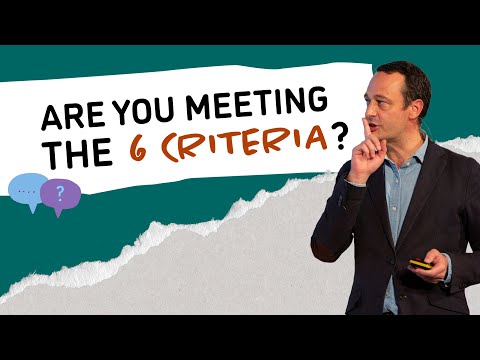 Is your Startup MEETING all the 6 CRITERIAS? | MARKET [Video]
