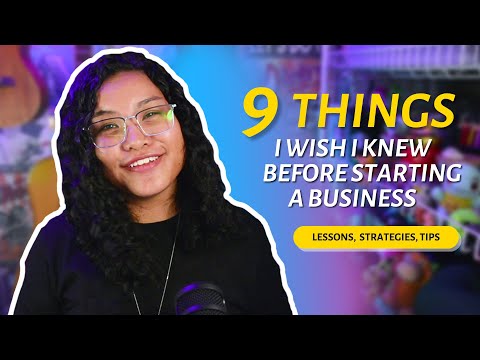 9 Things I Wish I Knew Before Starting A Business | Starting Tips and Advice [Video]