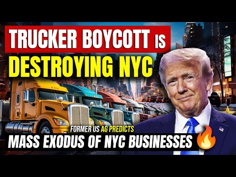 Trucker Boycott Is Destroying NYC 🔥 Mass Exodus of NYC Businesses Investors 💥 Truckers for Trump [Video]