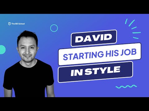 We helped David start his new job with a bang [Video]