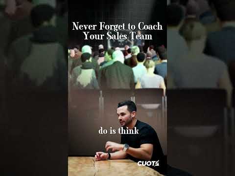 Why you must never neglect coaching your sales team [Video]