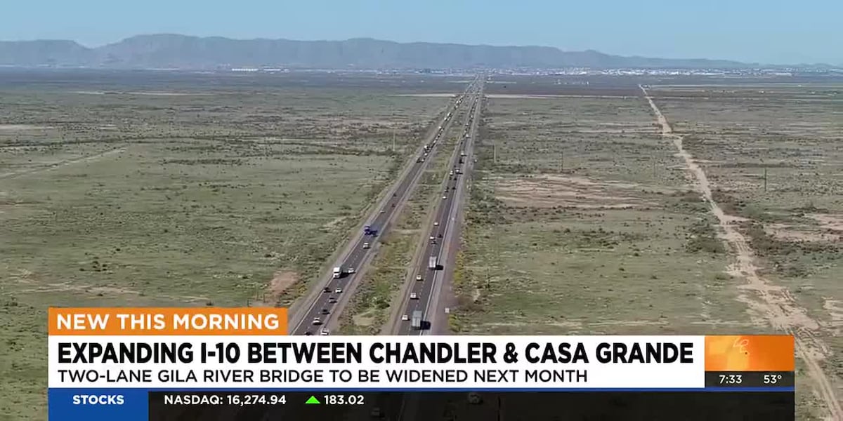 Gila River bridge improvements start soon; what it means for I-10 [Video]