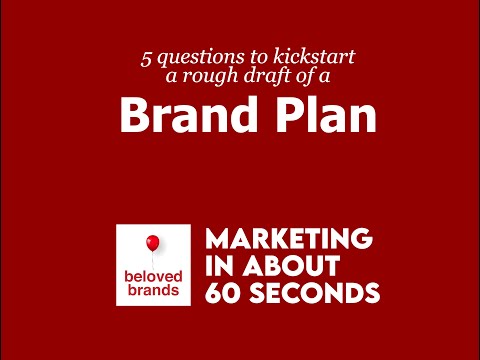 Brand Plan Rough Draft in about 60 seconds [Video]