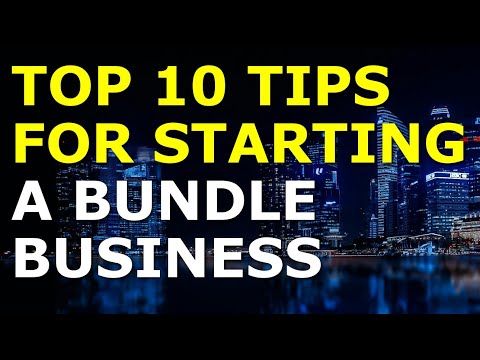 Starting a Bundle Business Tips | Free Bundle Business Plan Template Included [Video]