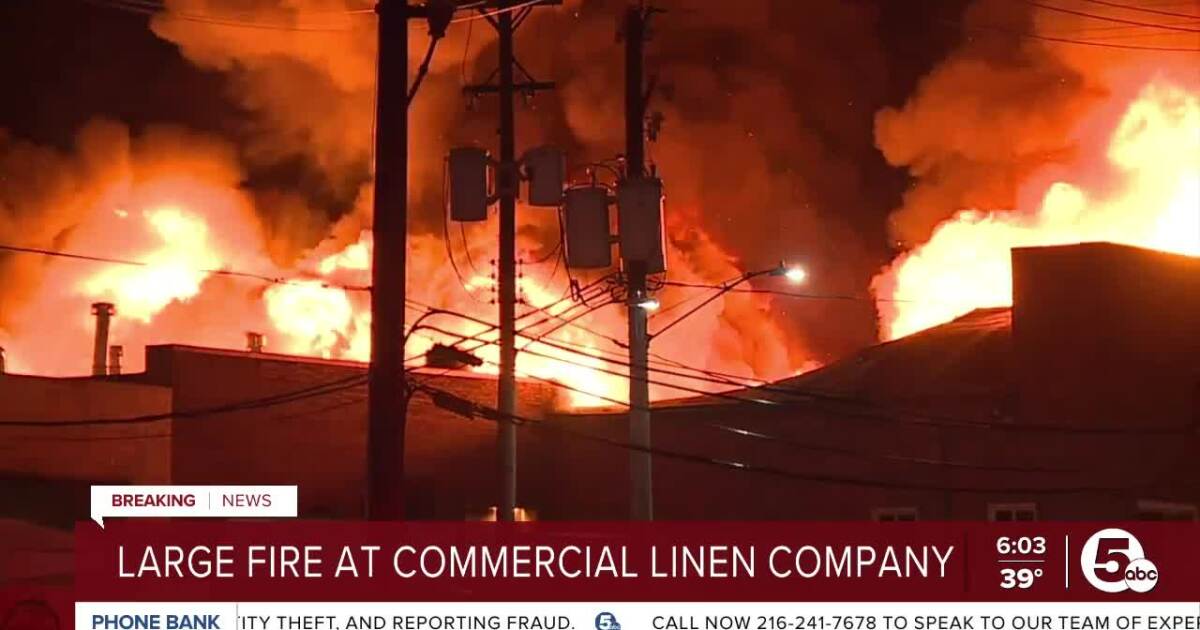 Large fire at Cleveland business owned by former Browns player [Video]
