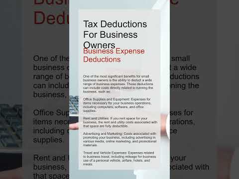 Business Expense Deductions [Video]