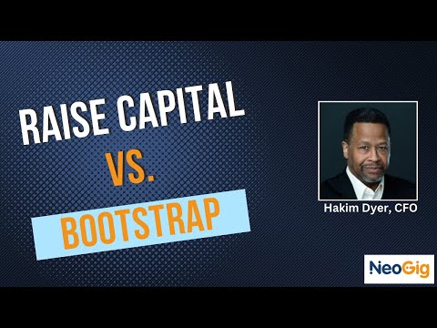 Hakim Dyer – When to Bootstrap vs Raise Capital [Video]