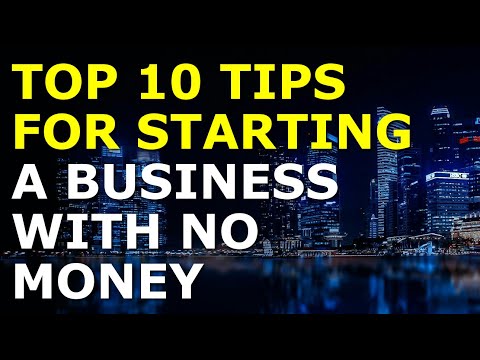Starting a Business with No Money Tips | Free Business with No Money Business Plan Template Included [Video]