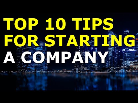 Starting a Company Tips | Free Company Business Plan Template Included [Video]