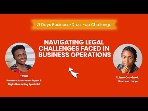 Navigating Legal Challenges Faced In Business Operations [Video]