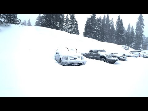 California Blizzard: Feet of snow cause roads, resorts, businesses to close in the Sierra Nevada [Video]