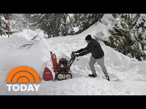 Parts of California dig out after getting buried in heavy snowfall [Video]