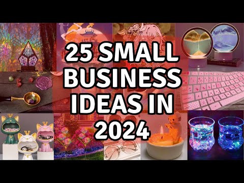 25 Unique Small Business Ideas in 2024! Products to sell online + Where to find products [Video]