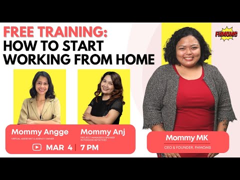 FREE TRAINING ON HOW TO START WORKING FROM HOME [Video]