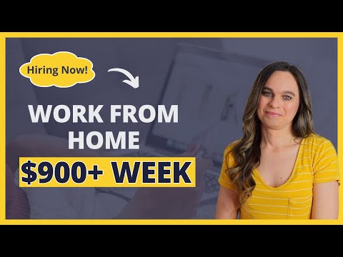 $900 To $1,300 Week Remote Work From Home Customer Support Jobs Hiring Now In 2024 With No Degree [Video]