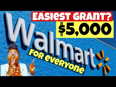 GRANT money EASY $5,000! 3 Minutes to apply! Free money not loan | Walmart GRANTS [Video]