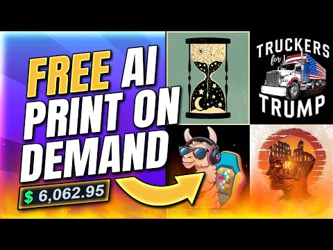 100% FREE AI PASSIVE INCOME Print on Demand Guide🤑 (Research, Design & SEO Mini Beginner Course) [Video]