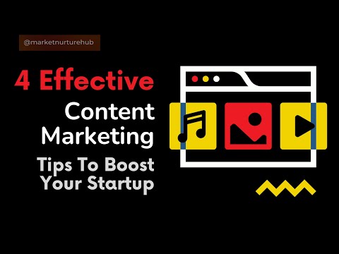 4 Effective Content Marketing Tips To Boost Your Startup [Video]