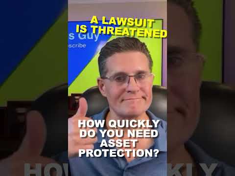 🤣 How Quickly Do You Need Asset Protection From Lawsuits or Divorce? 🤣 [Video]