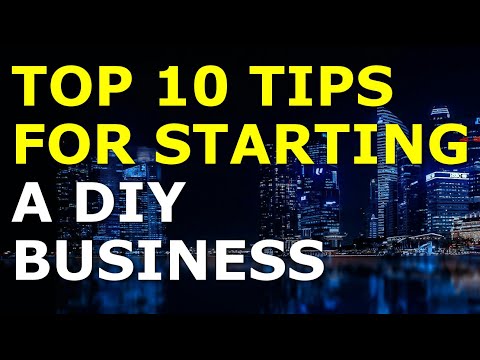 Starting a DIY Business Tips | Free DIY Business Plan Template Included [Video]