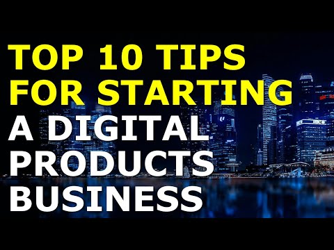 Starting a Digital Products Business Tips | Free Digital Products Business Plan Template Included [Video]