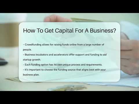 How To Get Capital For A Business? – CountyOffice.org [Video]