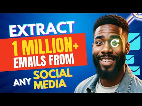 Extract 1Million+ Targeted Emails From Any Social Media [Video]