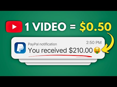 Get Paid $0.50 PER VIDEO Watched – Make Money Online