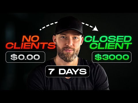 7 Days To Land Your First Client (AGENCY) [Video]