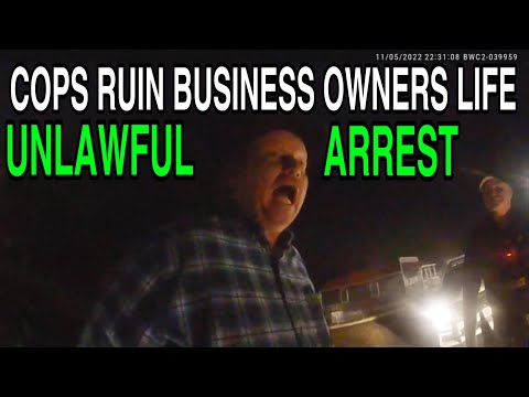 Gaming Business Owners Life RUINED By Police – Unlawful Arrest [Video]