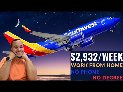 SOUTHWEST WILL PAY YOU $2,932/WEEK | WORK FROM HOME | REMOTE WORK FROM HOME JOBS | ONLINE JOBS [Video]